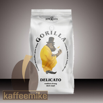 5 x Gorilla Delicato - Espresso Kaffee 1000g Bohnen