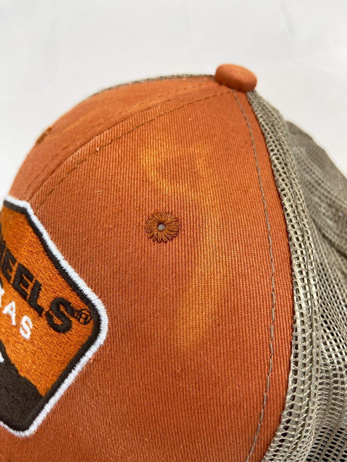 Scheels Texas Baseball Hat Snapback Cap Orange Ou… - image 11