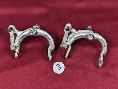 Set Freni A Pinza Universali Super 68, Anteriori E Posteriori, Argento, Per Bici Da Corsa/fixie