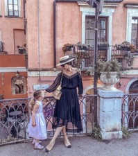 Zimmermann Realm Scallop Dress Size 1 BLACK 