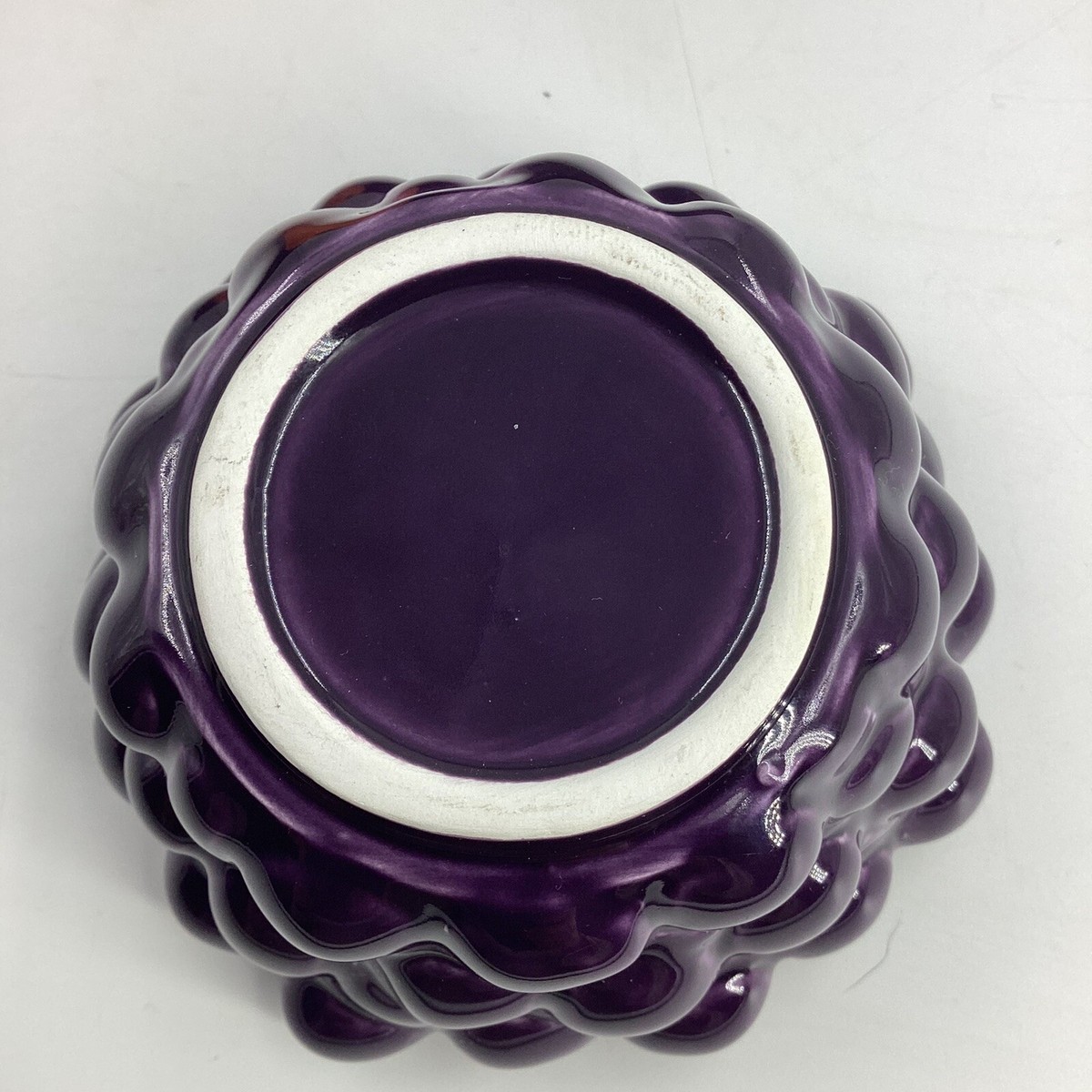 Rare Vintage Department 56 Tutti Frutti Serving Dish W/Cup Hand