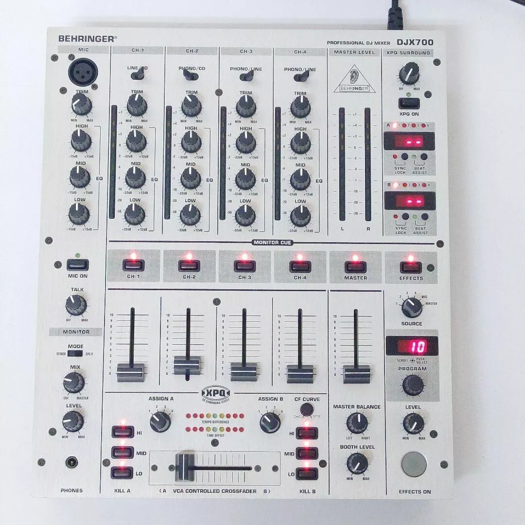Behringer DJX700 Professional DJ Mixer 5-Channel 5ch Digital Japan Behringer DJX700 Professional DJ Mixer 5-Channel 5ch Digital Japan