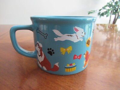 Oh My Disney Large 20oz. Blue Mug Disney Pixar I Love My Dog Winston Bolt ++