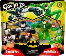 New Heroes of Goo Jit Zu DC Pack Batman Vs Riddler Action Figure Fun Kids Toys