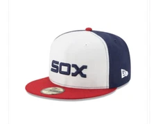 New Era Chicago White Sox MLB 59fifty Fitted navy white red Cap hat