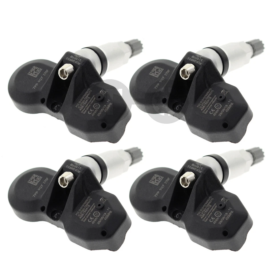 4PCS Tire Pressure Sensor For Volkswagen VW Touareg Audi A8 Quattro 3.0L 3.6L - Image 4 of 4