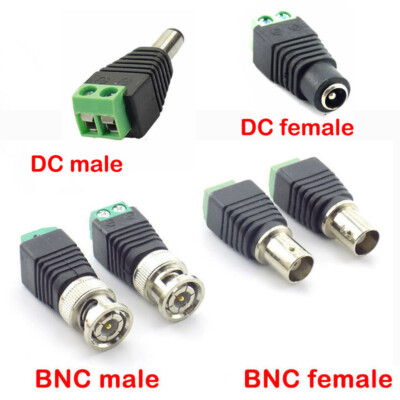 Connecteur Coaxial Caméra 10 Adaptateurs BNC Femelle Vers RCA Mâle - Pour Câbles Vidéo Et Caméras De Surveillance Câble Vidéo Coaxial