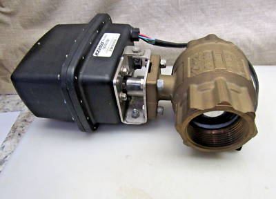 Valvola A Sfera Elettrica KZ 12D50-DB1 EH5, Ottone, 2-1/2 NPT, 600WOG DN65, Per Impianti Industriali