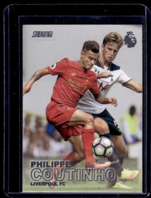 2016 Topps Stadium Club Premier League Barclays Logo Philippe Coutinho SP
