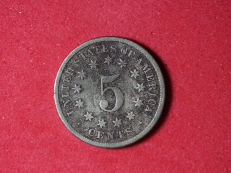 1872 Nickel 5 Cent Piece #P15116