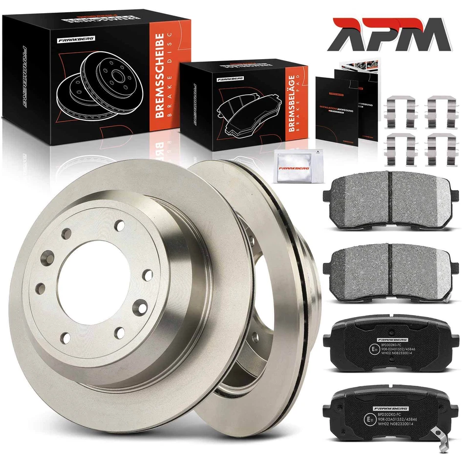 Bremsscheiben Bremsbeläge Hinten Ø324 für Hyundai H-1 Cargo Travel 2.5 CRDi - Bild 1 von 4