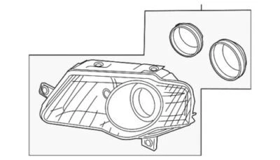 Genuine Volkswagen 2006-2010 Passat Right Headlight Assembly 3C0-941-006-AE - Image 1 of 2
