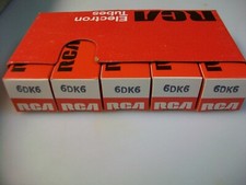 SLEEVE OF 5 RCA 6DK6 TUBES