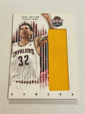 2011-12 Panini Past & Present Luke Walton Gamers Jumbo Jersey Relic Cavalier MS1