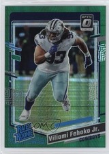 2023 Panini Donruss Optic Rated Rookie Green Hyper Prizm Viliami Fehoko Jr 1l6f
