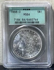 EXCEPTIONAL 1888-O Morgan Silver Dollar PCGS MS64 Slabbed in OGH