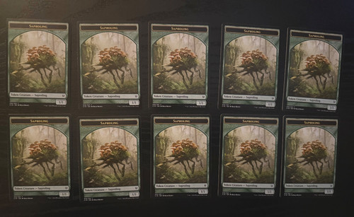 MTG Saproling Token Lot 10 Double-Sided Cards Commander 2016 C16 NM