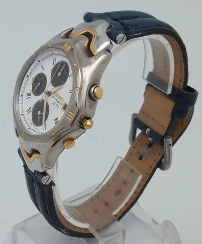 Seiko Herrenuhr,7T32-6G90,Alarm,Chronograph,Datumsanzeige,die Uhr läuft, - 画像3/10