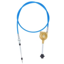 Manual Throttle Cable, 2m Excavator Control Cable Mixer Accelerator... 