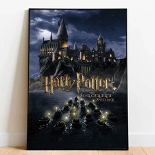 Harry Potter e la Pietra Stregone Copertina Libro Poster Decorazione Parete Senza Cornice