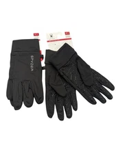 Men’s Spyder Soft shell Tech Touch Gloves Size M/L 2 PAIRS! NWT
