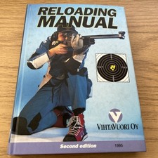 1995 VIHTAVUORI OY RELOADING MANUAL, SECOND EDITION, RIFLE, HANDGUN, INSTRUCTION