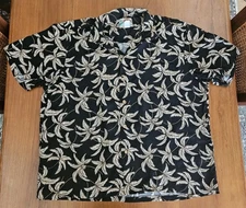 Paradise Found Hawaiian Shirt Men’s 2XL Floral Print 100% Rayon Made in Hawaii
