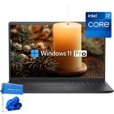 Laptop Dell 15.6" FHD, Intel Core i7 10 núcleos retroiluminada táctil, 32GB-1TB SSD W11P