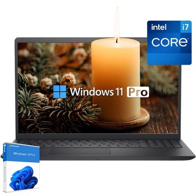 Dell 15.6'' FHD Laptop, Intel Core i7 10cores Touch Backlit, 16GB-1TB SSD Win'11P