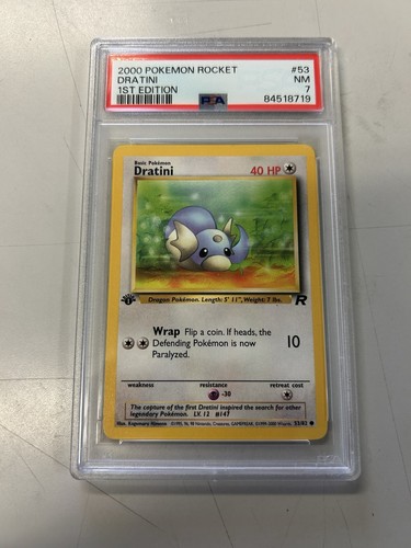 Dratini (1st Edition) graded PSA 7 for sale on eBay