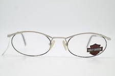 Vintage Glasses HARLEY-DAVIDSON HD 34 Silver Black Oval Frame
