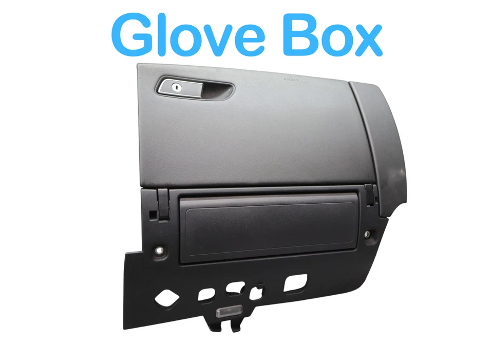 11-18 Audi A8 Quattro painel porta-luvas compartimento de armazenamento preto fabricante de equipamento original - Imagem 3 de 4