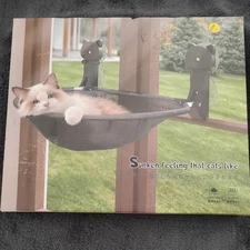 cat window Perch Foldable Cat Window Hammock with Steel Frame