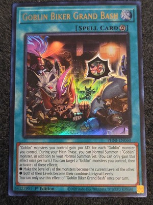 Yugioh Goblin Biker Grand Bash PHNI-EN060 Ultra Rare 1st Ed NM