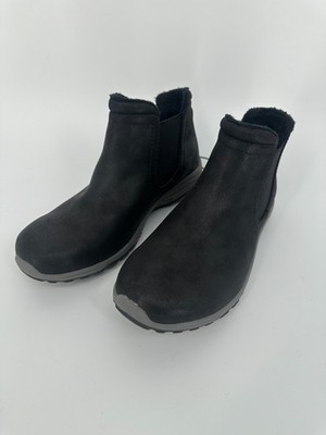 Skechers Reggae Fest 2.0 New Yorker Black Chelsea Ankle Boots Women's 7 NWT