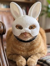 Easter Bunny Kitty Helmet For Cat
