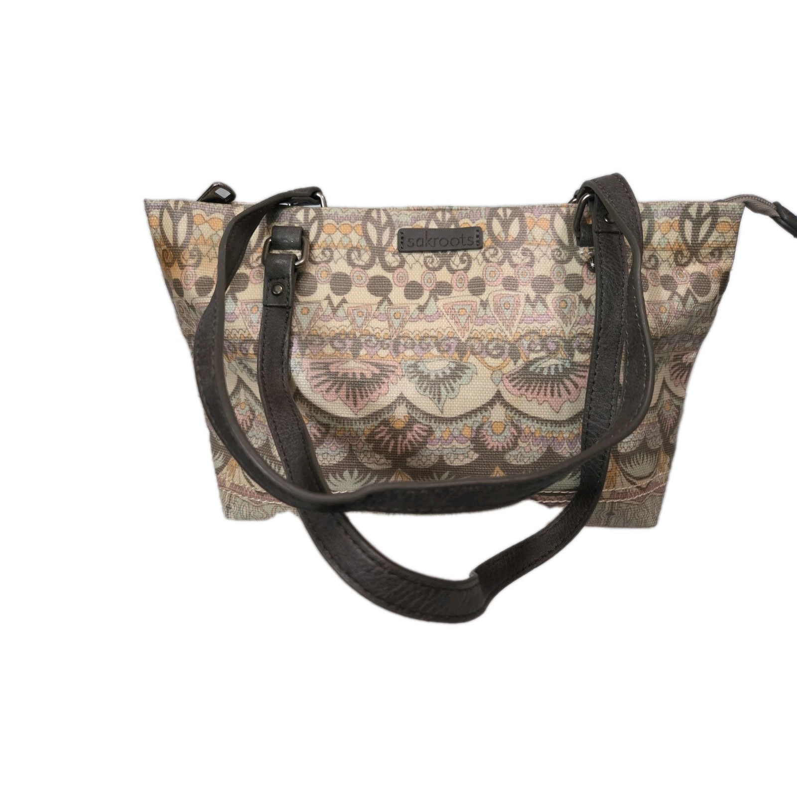 Sakroots Geometric Pattern Multicolor Shoulder Ba… - image 1