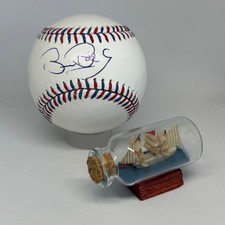 Bruce Bochy signed Rawlings Texas Rangers Stitch Baseball JSA COA HOF Auto A4153