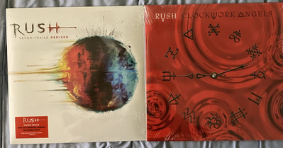 Rush - Clockwork Angels & Vapor Trails Remixed Both Sealed Albums Records LP