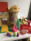 Vintage 1988 Fisher Price Castle With Accessories