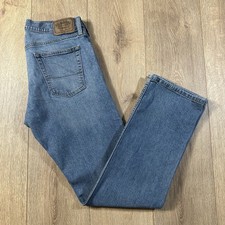 Levis Signature Slim Straight Fit Blue Denim Jeans 34 Waist 32 Leg