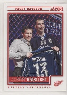 2012-13 Score Gold Rush Pavel Datsyuk #10 HOF 05hh
