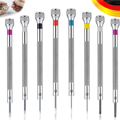 Präzisions-Schraubendreher Set für Uhren Schmuck Brillen Reparatur 8-teilig