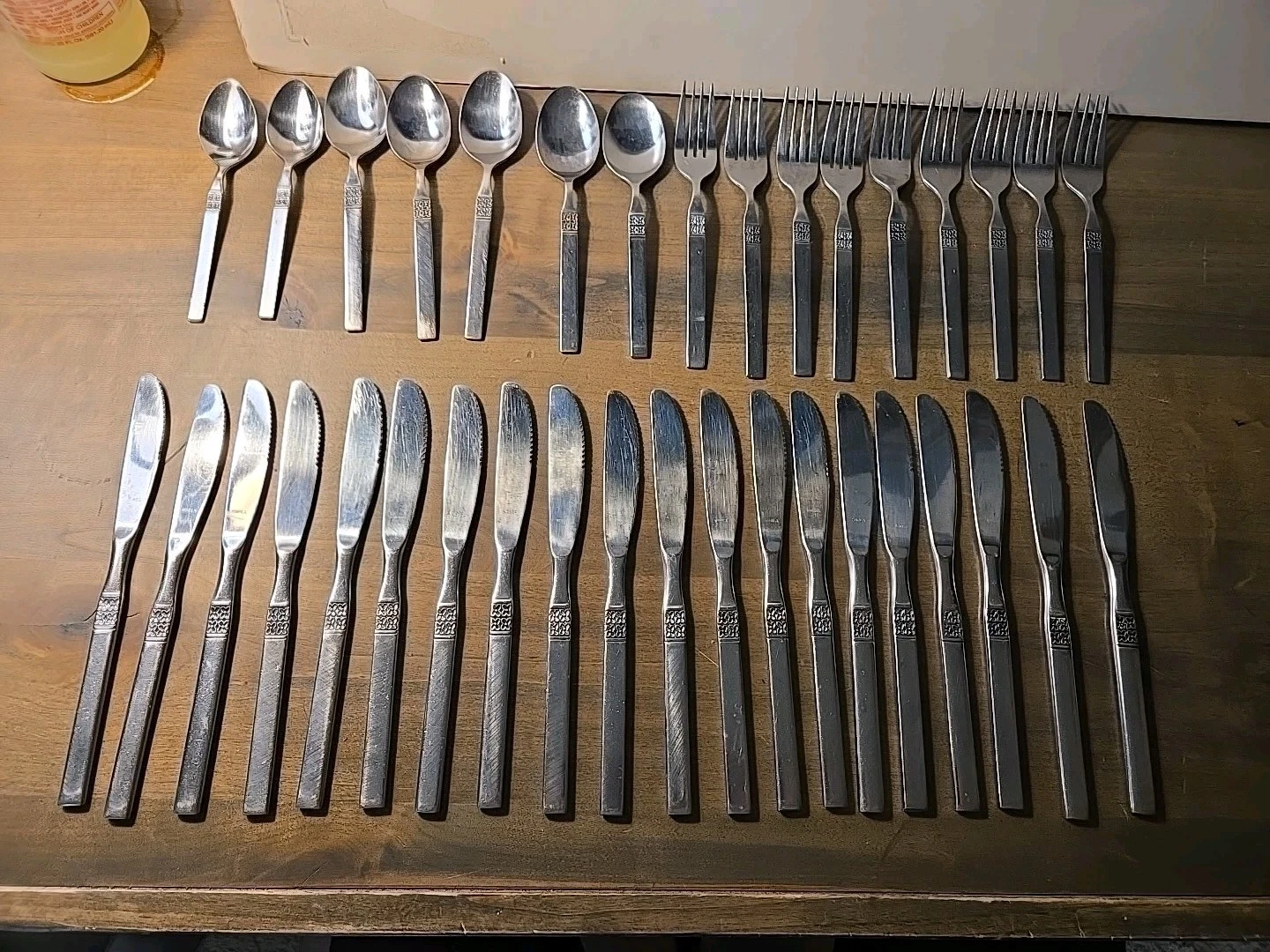 Northland DANISH FLING Stainless 36 Forks/knives/serving. Korea