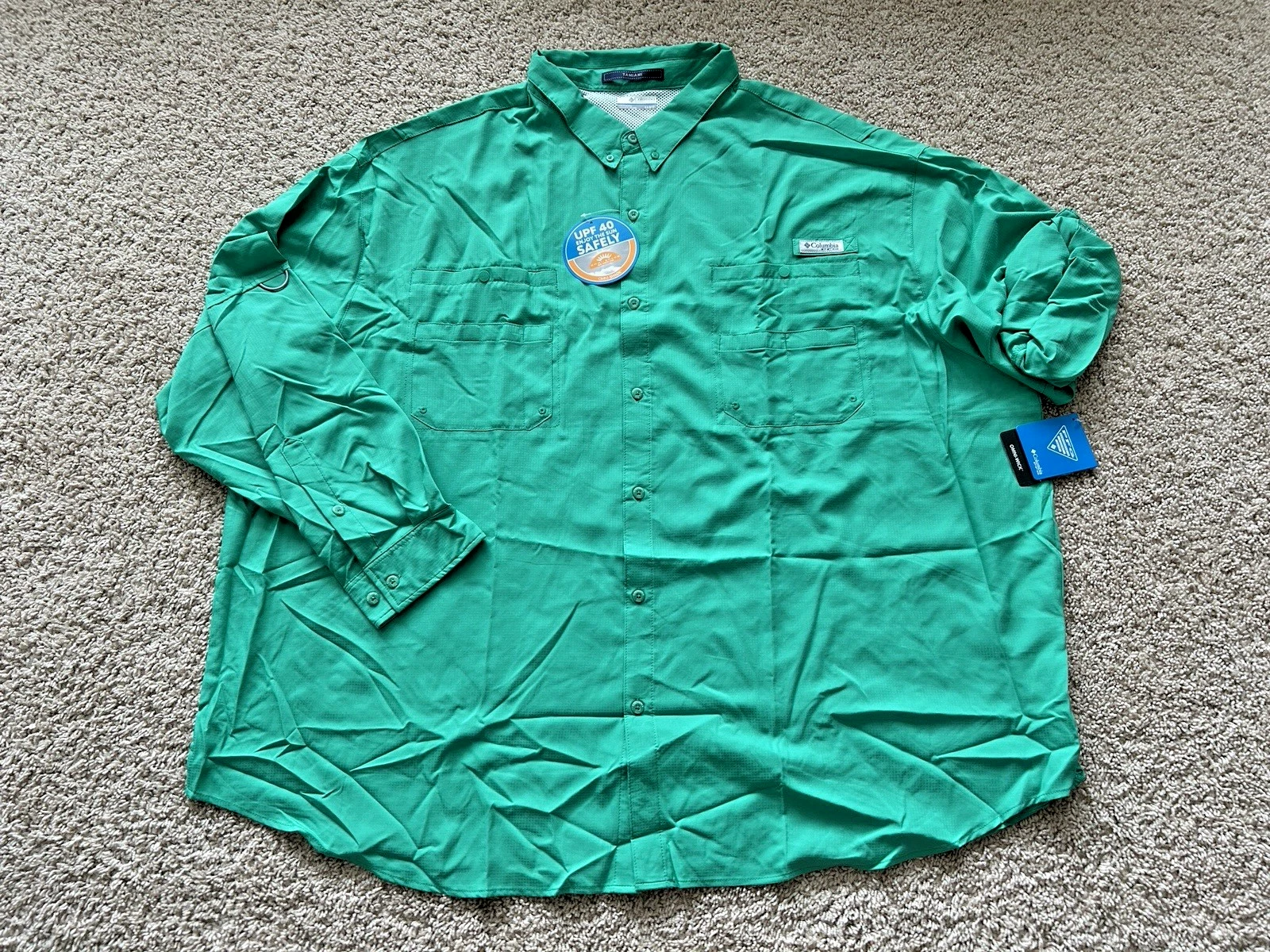 Columbia PFG Tamiami II long sleeve shirt men 6X