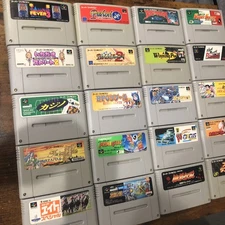 Huge Lot Of Super Famicom Games Fatal Fury, Winning Post, Drakhen 