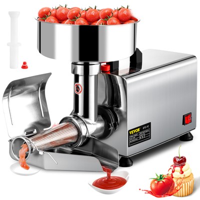 VEVOR Electric Tomato Strainer Tomato Milling Machine Stainless Steel Grinder