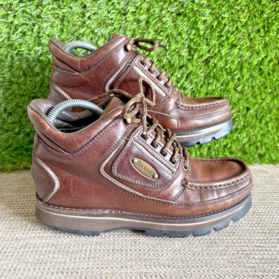 Rockport XCS Hydro Shield braune Portugal-Wanderstiefel aus Leder für Damen UK-Größe 5W