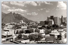Mexico View of Monterrey RPPC  Vintage Postcard