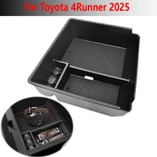 For Toyota 4Runner 2025 Center Console Armrest Storage Box Accessories Black